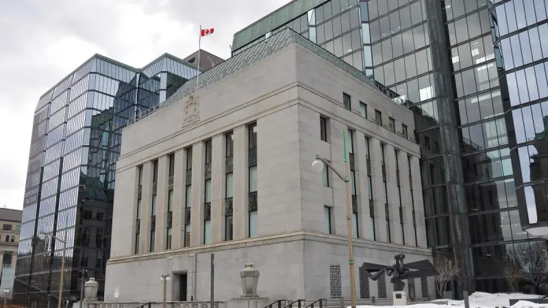 Banco de Canadá dejó en 2.25% tasa de referencia