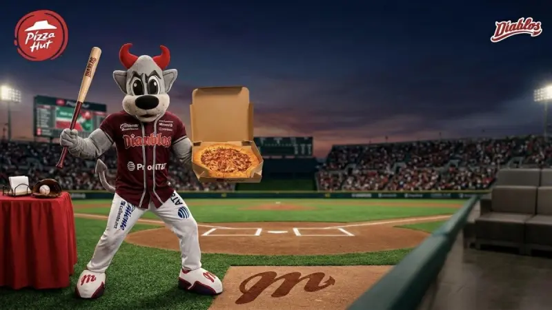 La célebre cochinita del estadio de los Diablos Rojos ahora llega en forma de pizza