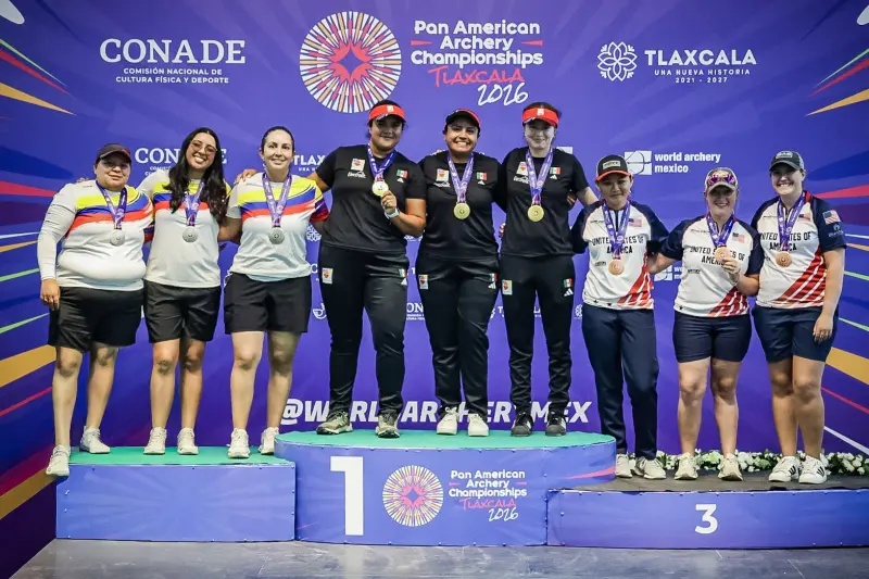 Tiro con arco mexicano clasifica equipo completo a los Juegos Panamericanos Lima 2027