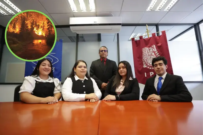 Estudiantes del IPN desarrollan app con IA para detectar riesgo de incendios