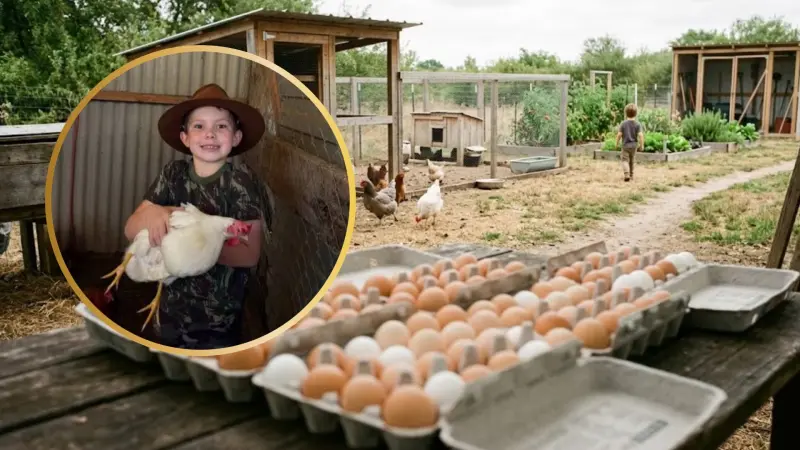 Un niño de seis años logró salvar su lugar en la escuela tras crear un sistema de venta de huevos en el patio de su abuela para pagar su colegiatura ante la falta de dinero en su hogar, demostrando un modelo de gestión que se volvió un ejemplo de superviv