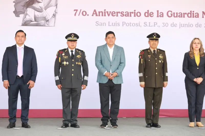 Reconoce Ricardo Gallardo labor de la GN para preservar la paz en SLP