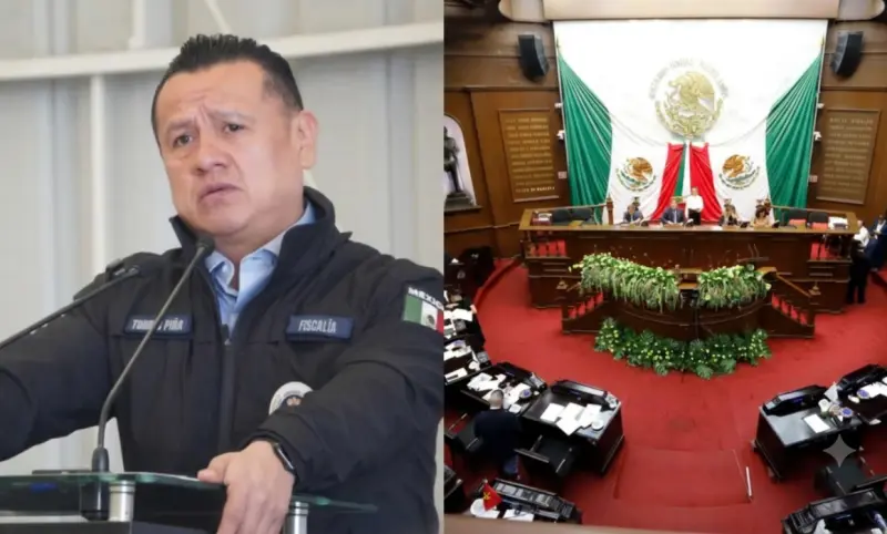 Aprueba Congreso licencia a Torres Piña como Fiscal de Michoacán