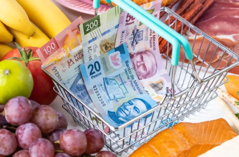 Inflación baja a 3.55% en México según INEGI