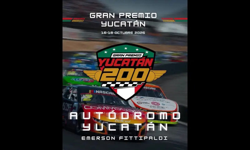 Confirman semifinal de Nascar en Yucatán