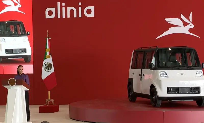 Lanzan prototipo de Olinia el primer vehículo eléctrico hecho en México