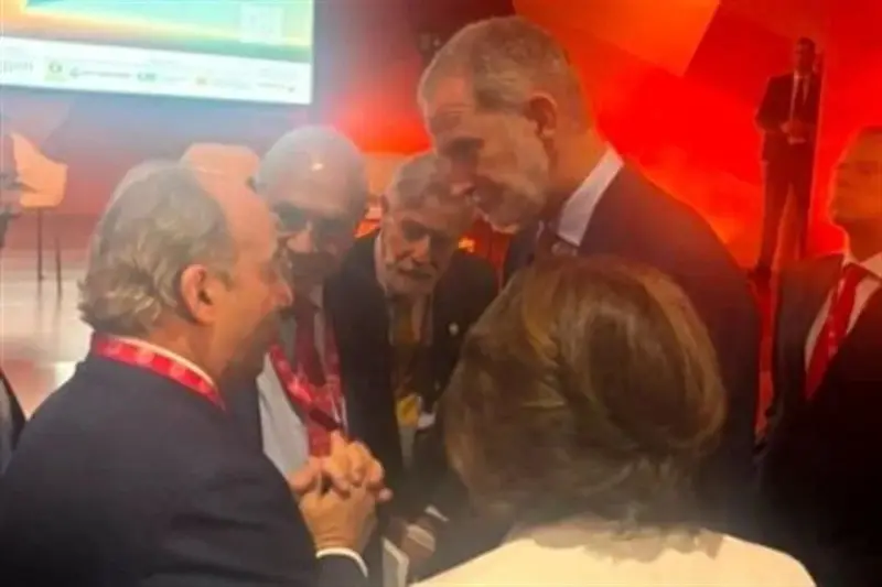 Presume Calderón encuentro con Rey FelipeVI en Madrid