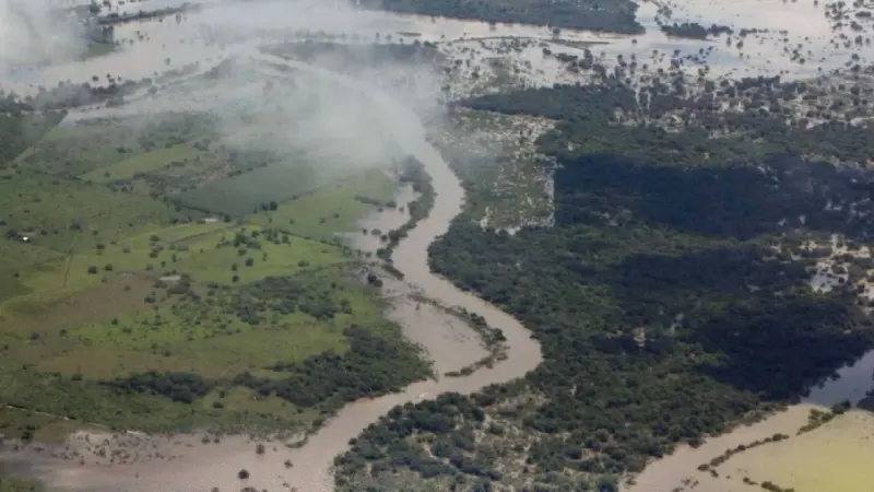 Derrame en río Pánuco enciende alarma en el sur de Tamaulipas; Pemex y Semar investigan