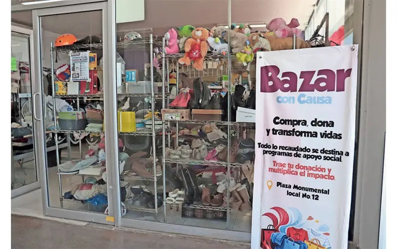 Superan donaciones ventas en bazar