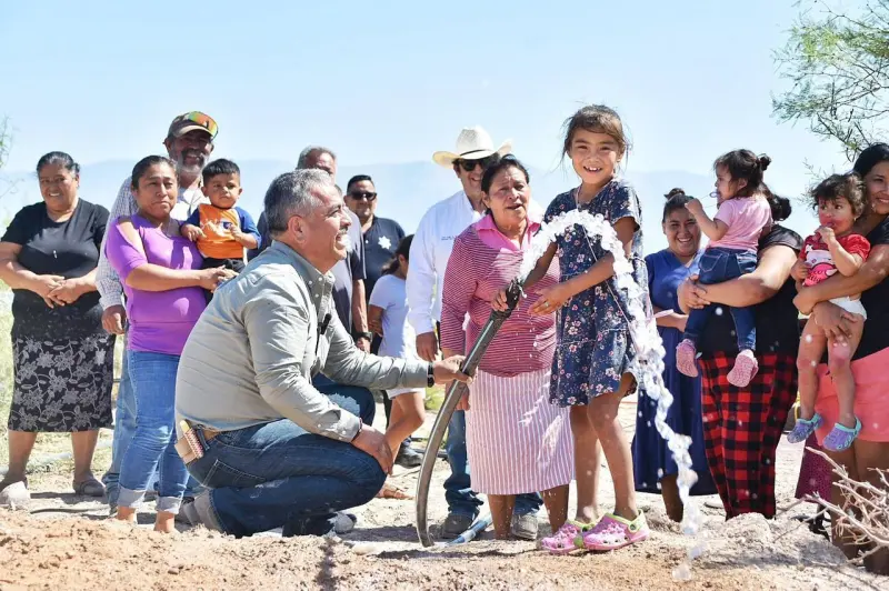 Termina la falta de agua en el ejido Gabino Vázquez de Cuatro Ciénegas con nuevo pozo