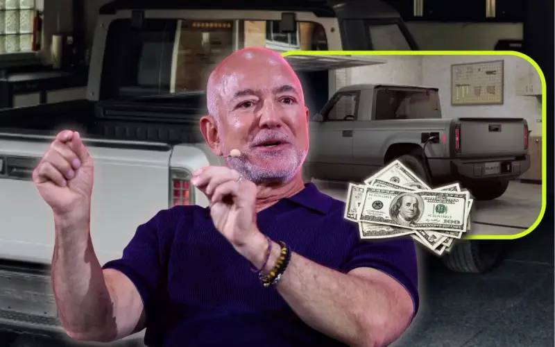 Slate, la pick-up eléctrica con Jeff Bezos entre sus inversionistas, busca competir por precio con camionetas básicas como la Nissan NP300 y dejaría al cliente personalizarla desde su casa con viniles y accesorios
