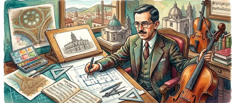 Un experto constructor, músico y dibujante