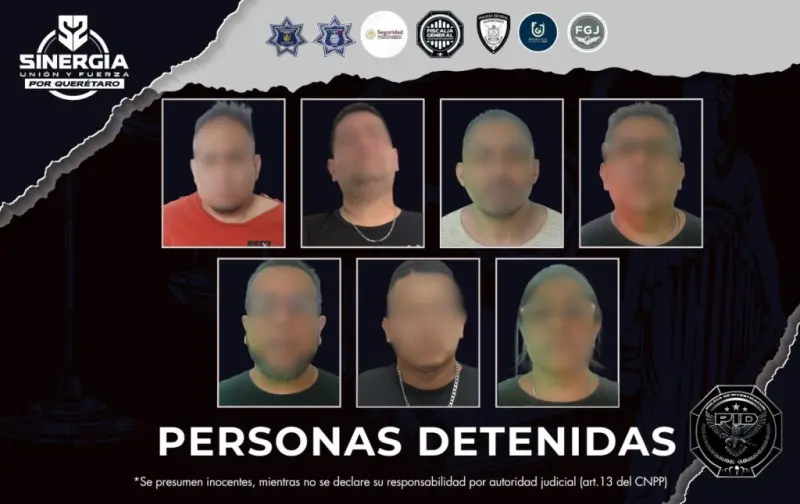 Sinergia permite la liberación de víctima y la detención de siete imputados