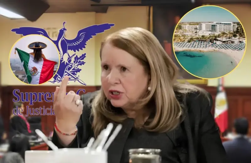“Tú, mexicano, no tienes derecho a pasar”: Ministra Loretta Ortiz afirmó ante la Corte que “all inclusive” impide el paso de mexicanos a playas, pero el término en realidad significa otra cosa
