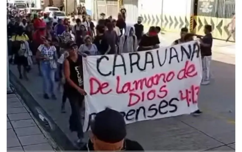 Parte de Tapachula, Chiapas, nueva caravana migrante