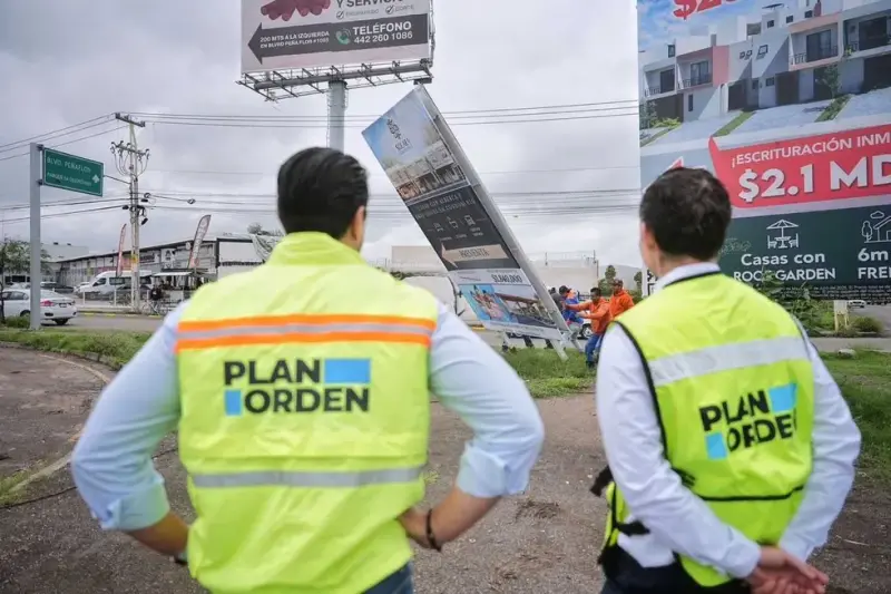 Municipio de Querétaro retiró anuncios y suspendió desarrollos sin permiso mediante el Semáforo Inmobiliario
