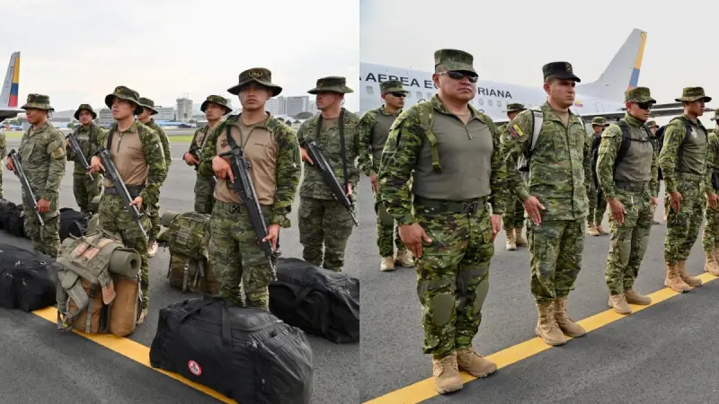 Tropas extranjeras gozarán de inmunidad en lucha anticrimen en Ecuador