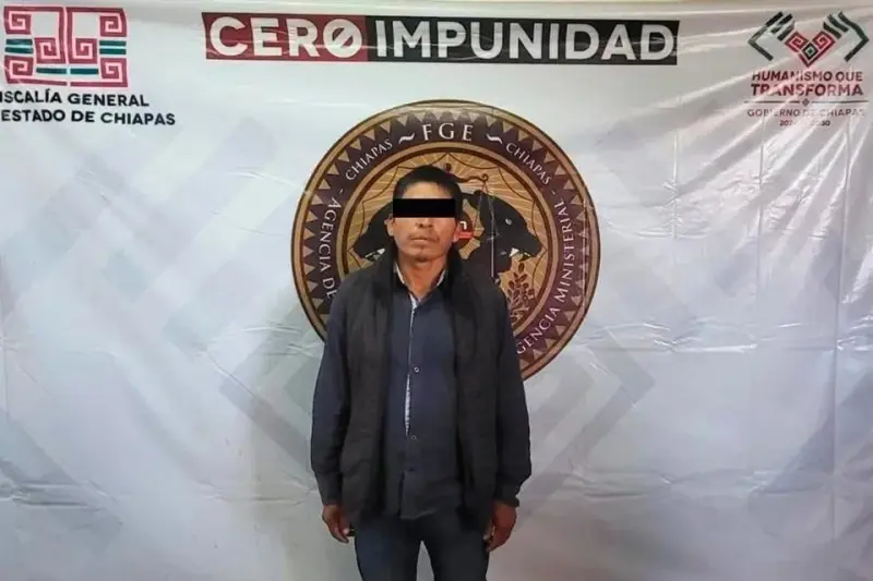 Detienen a padre por vender a hija de 12 años en Chiapas