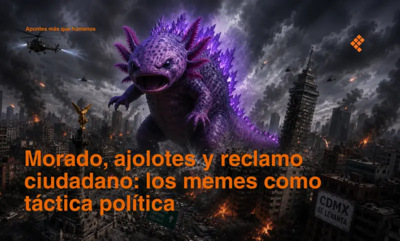 Morado, ajolotes y reclamo ciudadano: los memes como táctica política