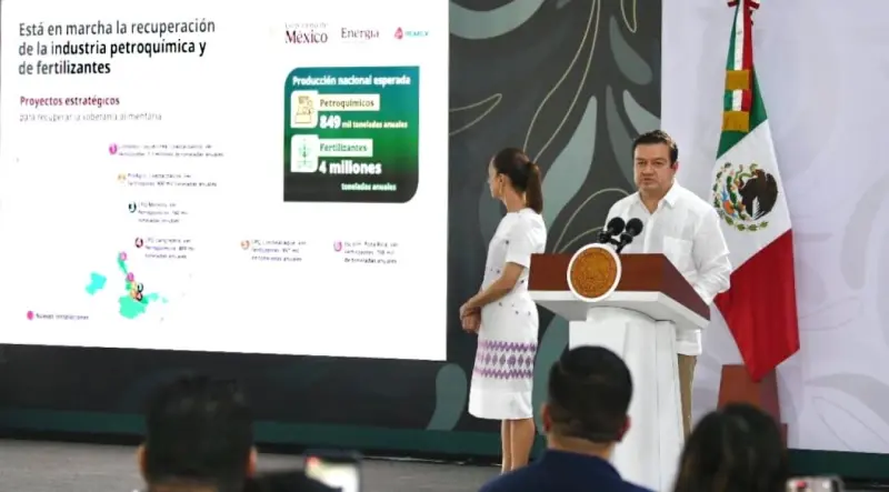 Pemex invertirá 93,000 mdp para desarrollar petroquímica y fertilizantes