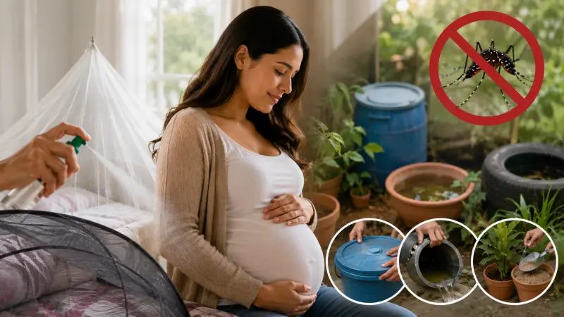 Alertan a mujeres embarazadas ante el riesgo de contagio de dengue, zika y chikungunya