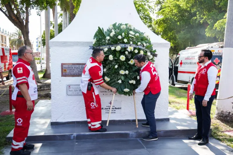 Cruz Roja Culiacán honra a sus héroes caídos durante celebración del Día del Socorrista