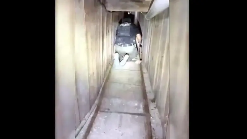 Hallan una tonelada de cocaína ligada a narcotúnel