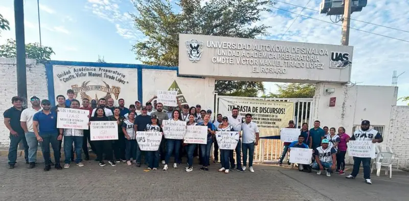 Preparatoria Rosario se suma al paro indefinido de labores en la UAS