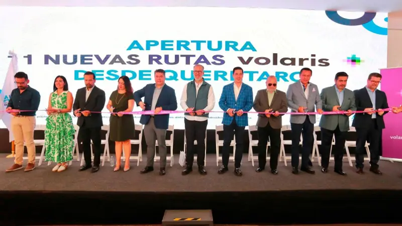 Crece competitividad de Querétaro con Volaris: Del Prete