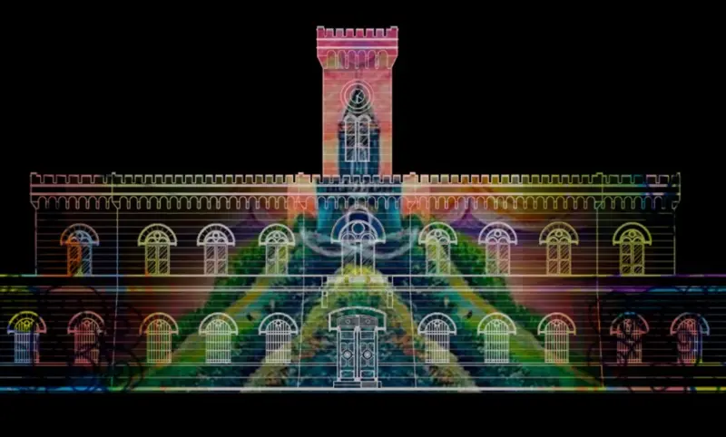 Invitan a disfrutar últimas proyecciones del videomapping sobre el juego de pelota maya