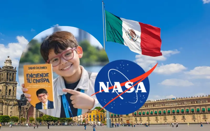 Este mexicano tiene 10 años, publicó un libro, creó una app con IA, tiene un IQ superior al de Einstein y ya representó al país ante la NASA