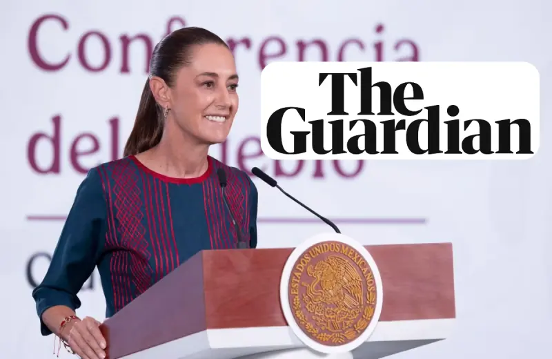 The Guardian destaca a Claudia Sheinbaum como una de las líderes de izquierda más populares del mundo y señala cómo enfrenta críticas machistas