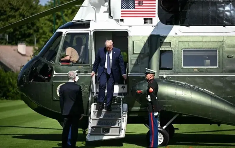 Llega Trump a Europa para cumbre del G7
