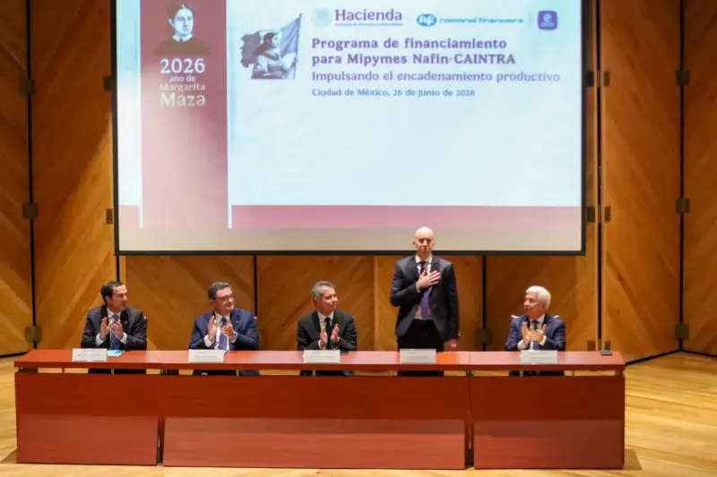 Nafin y Caintra suscriben convenio para impulsar financiamiento a Mipymes