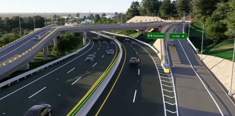 Gestiona la UAEM acceso controlado en nuevo distribuidor vial de Chamilpa