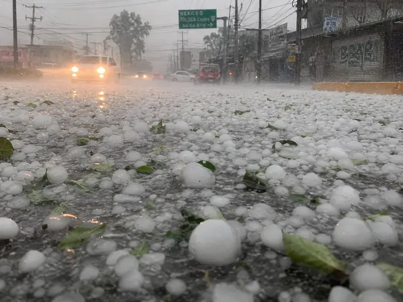 ¡Cuídense del clima! Prevén lluvias y granizo en Edomex este 19 de junio