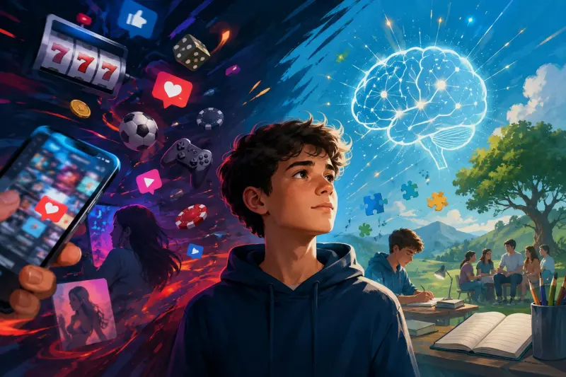 Adicciones digitales en adolescentes: por qué la escuela debe entrenar el cerebro para afrontar una era compleja