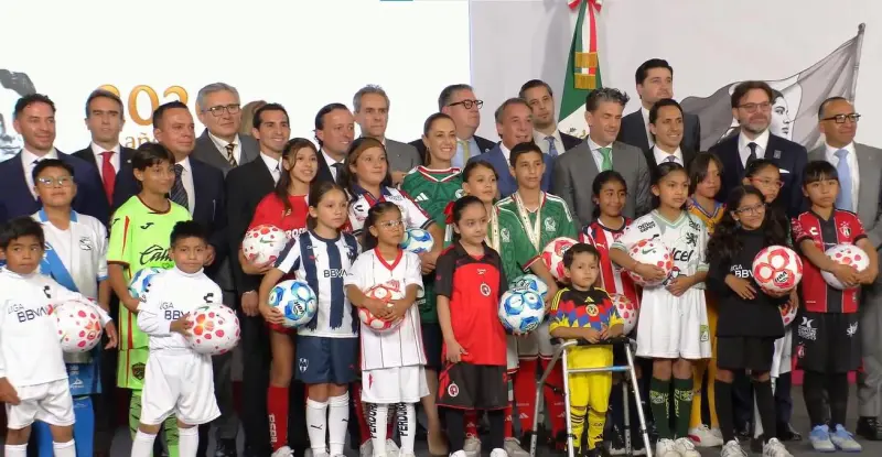 Gobierno de México y Liga MX se unen para buscar dejar legado formativo en la niñez mexicana