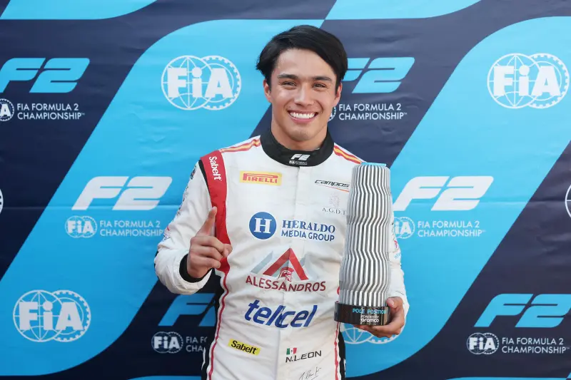 Histórico: Noel León consigue la primera pole de un mexicano en la Fórmula 2