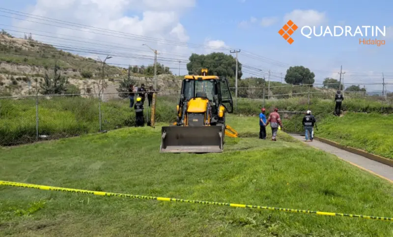 Destruyen huachitúnel localizado en zona habitacional de Pachuca