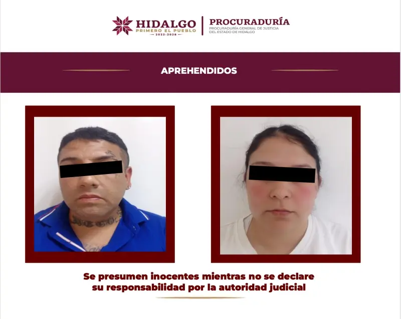 Aprehenden a 2 personas por tentativa de homicidio contra chofer en Tizayuca