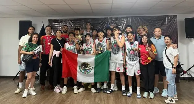 Sanluisinos conquistan torneo internacional de basquetbol con la Selección Mexicana en El Salvador
