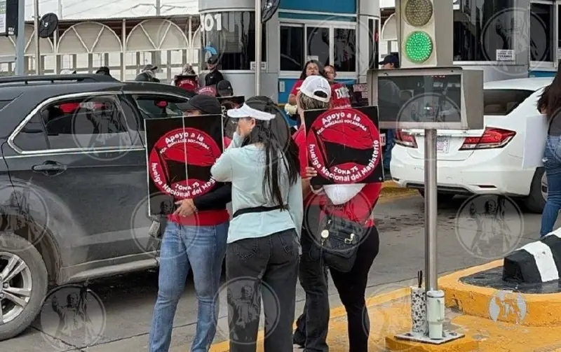 Toman maestros puente Zaragoza y permiten paso sin cobro