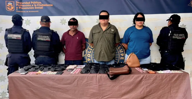 Detienen a 3 personas en operativo tras alerta del C4 en Guadalupe