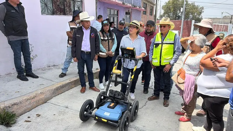 Combate Ecatepec fugas con georadar y robot de inspección