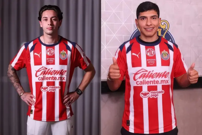 Chivas se sigue armando con todo y presenta a Kevin Castañeda y Jordan Carrillo como refuerzos