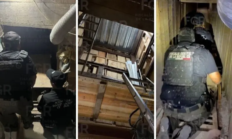 ¿Cómo operaba el túnel bajo la frontera que EE. UU. relaciona con el CJNG y 45 mdd en cocaína?
