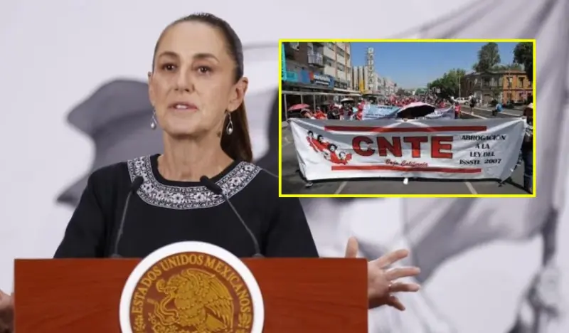 Sheinbaum descarta reunirse con la CNTE y mantiene diálogo a través de la Segob pese a amenazas de intensificar protestas