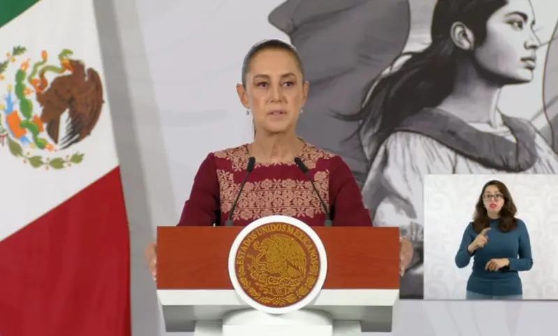 Afirmación de que el narco controla frontera, por elecciones: Sheinbaum