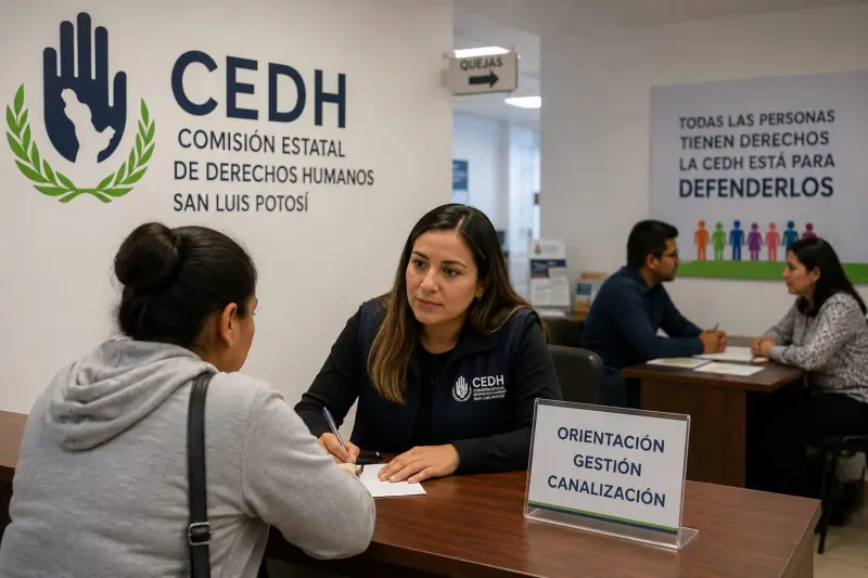 Atiende CEDH mil 500 casos en 2026; sólo 30% llegan a queja